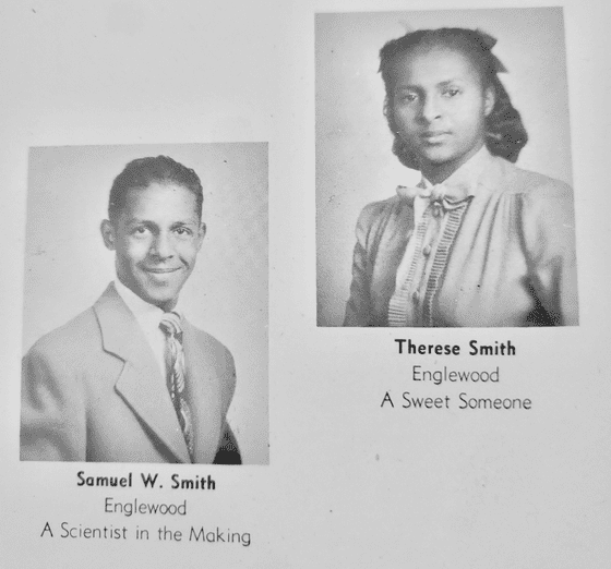 Samuel Smith and Therese Smith high school yearbook photos