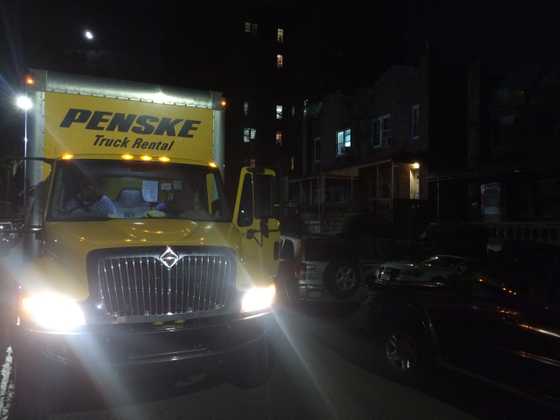 Preparing to drive away